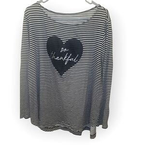 Lane Bryant Long Sleeve Crew neck tshirt, plus size